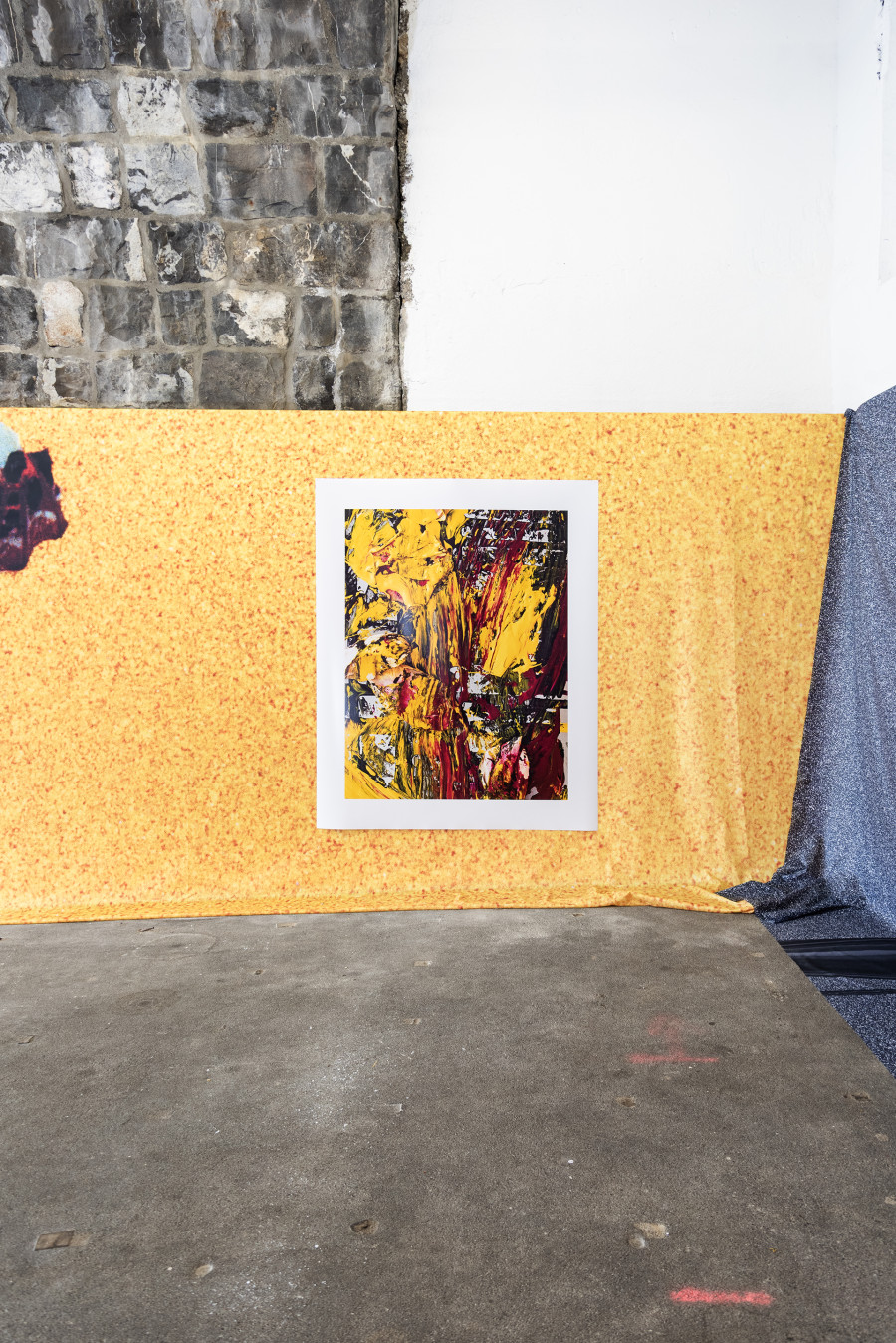 Installation view, Marius Glauer, FREEZE, Bad Posture, 2024. Photo credit: Remy Ugarte Vallejos