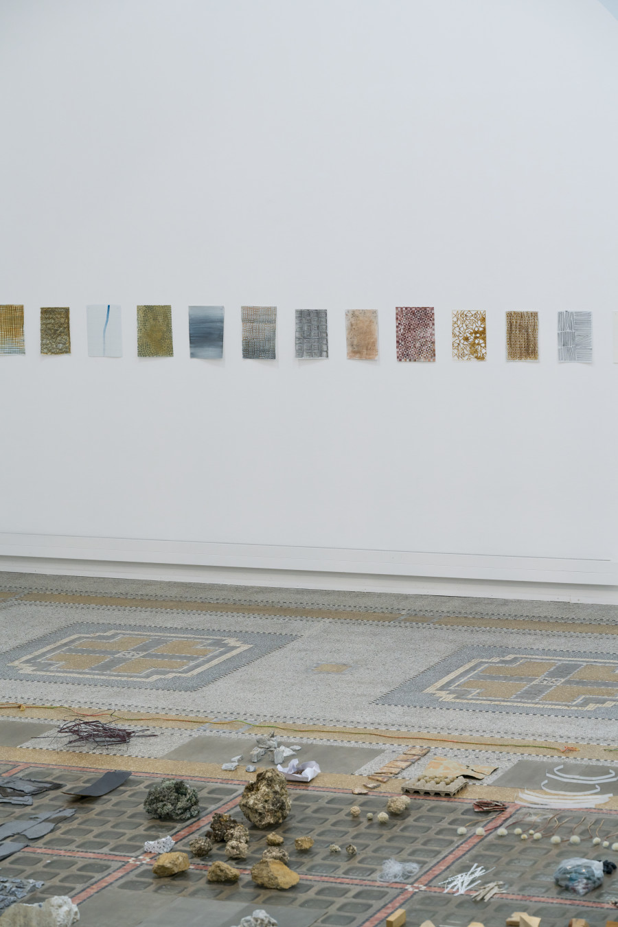 Exhibition view, Maria Tackmann, Les lignes de désir, Musée des beaux-arts de La Chaux-de-Fonds, 2024. © Musée des beaux-arts La Chaux-de-Fonds. Photography : David Heitz
