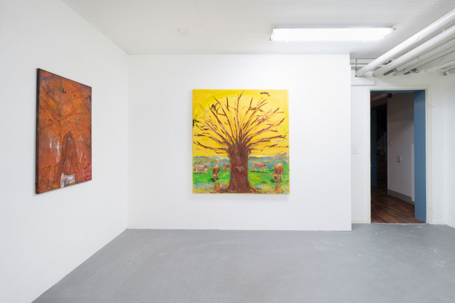 Exhibition view of Forever Home by Anne Fellner at Damien & The Love Guru, 2022, Photo: Claude Barrault