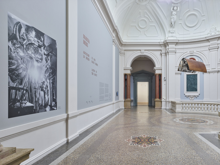 Installation view ‘Marisa Merz. Ascoltare lo spazio / Listen to the Space’, Kunstmuseum Bern, 2025, photo: Rolf Siegenthaler, © Kunstmuseum Bern