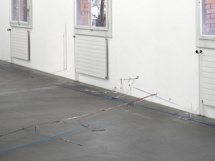 Olga Balema, The bizarre space of complex numbers, installation view, Kunsthalle Friart Fribourg, 2025. Photo: Cedric Mussano