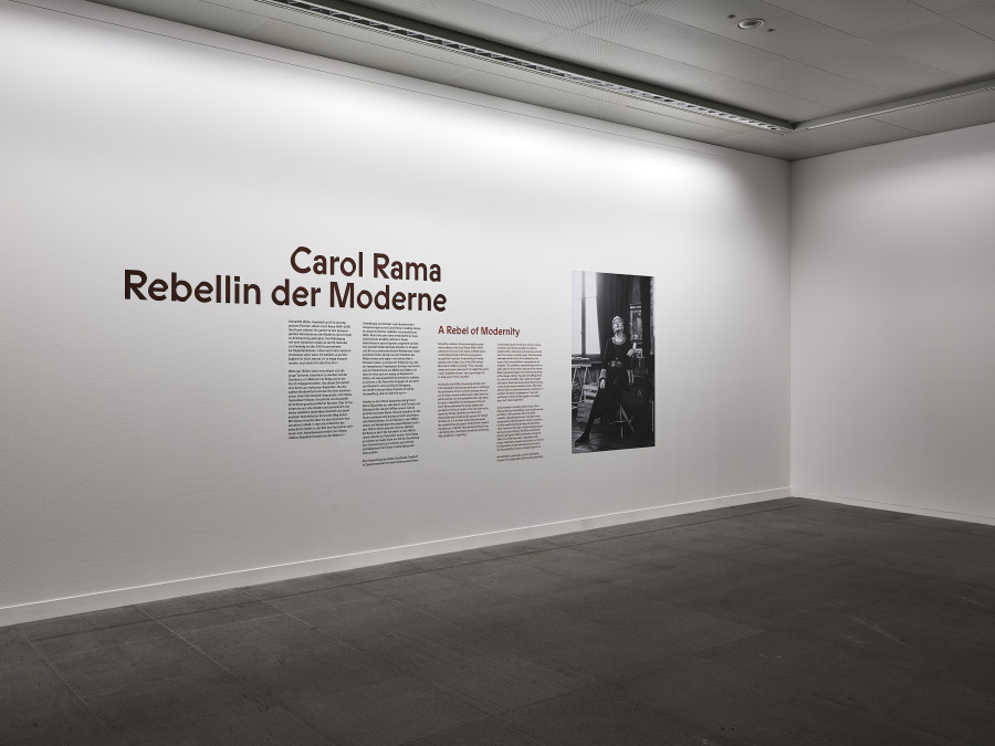 Exhibition view Carol Rama. A Rebel of Modernity, Kunstmuseum Bern, 2025, photo: Rolf Siegenthaler, © Kunstmuseum Bern