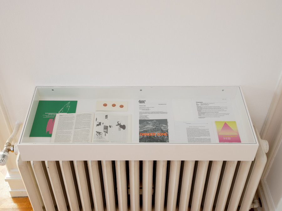 Exhibition view, Back to the Future, George Steinmann, Lofty Dryness. A growing Sculpture, 2003 – 2024, Kunsthalle Bern. Photo: David Aebi.