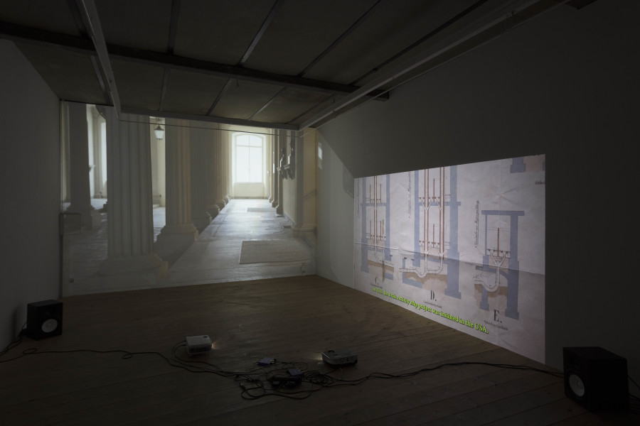 Exhibition view, Lea Schaffner – Aus dem Kopf /From the Head (By Heart), sic! Elephanthouse, 2022. Photo credit: Andri Stadler