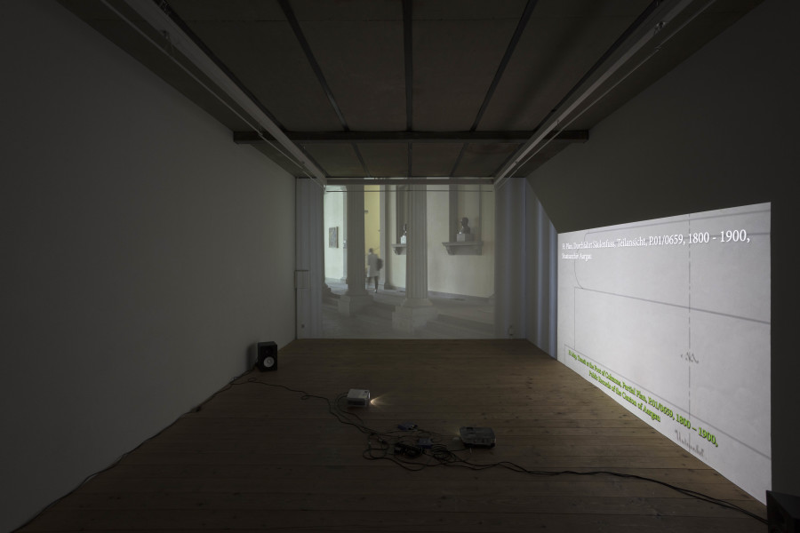 Exhibition view, Lea Schaffner – Aus dem Kopf /From the Head (By Heart), sic! Elephanthouse, 2022. Photo credit: Andri Stadler