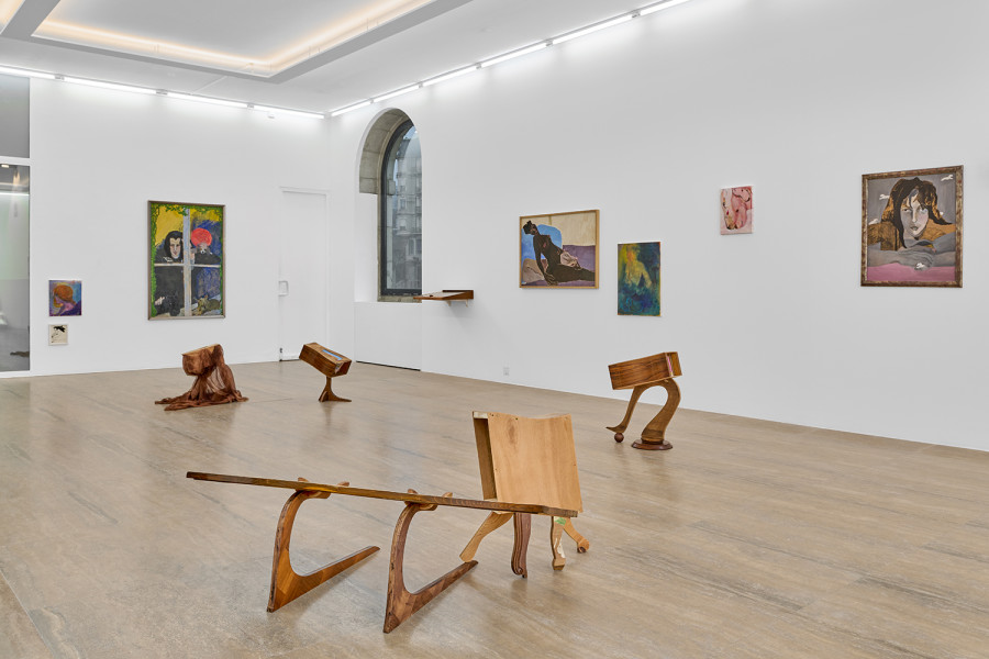 Exhibition view, Valse Velue, Cathy Josefowitz, Jessy Razafimandimby, Halle Nord, Geneva, 2026. Photo credit: © Thomas Maisonnasse / Halle Nord, 2026