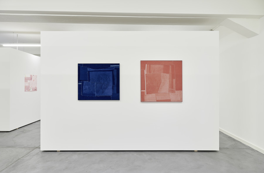 Installation view, monotypes shift, Part II, Edition VFO, 2023-2024. Photo credit: Bernhard Strauss