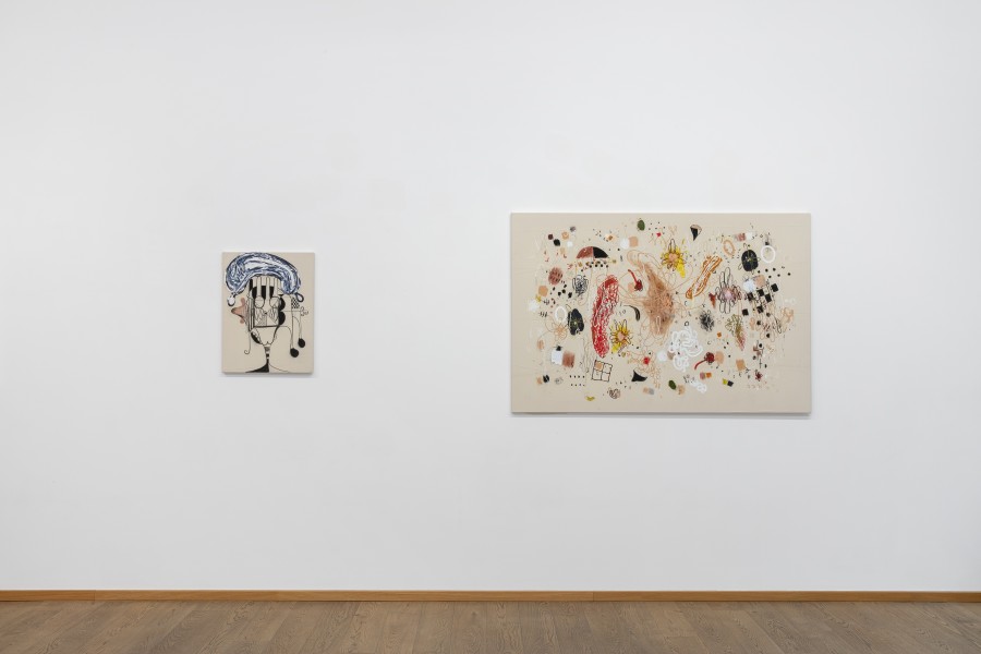Installation view, Alexi Tsioris, Dwell raw, Livie Gallery, 2025, Photos: Esther Mathis