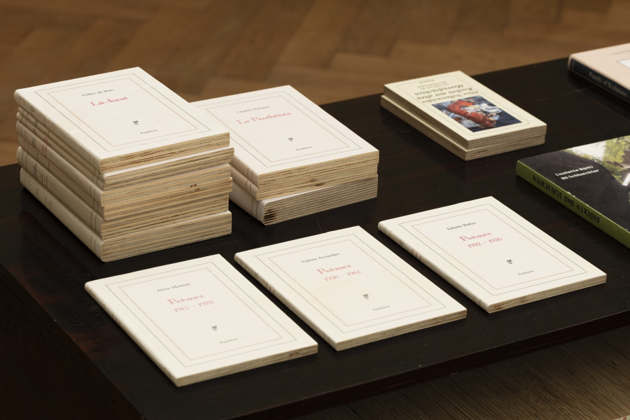 Lutz & Guggisberg, The pleasure of text, Musée des beaux-arts Le Locle, 2023. © 2023, Musée des beaux-arts Le Locle. Photo: Lucas Olivet. Tous droits réservés.