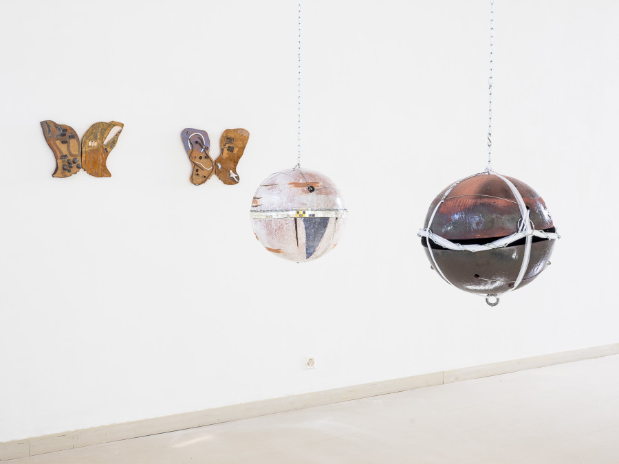 Installation view, Camille Dumond, Parallel Quarry (II), EAC (les halles), 2022, Photo: Sebastien Verdon