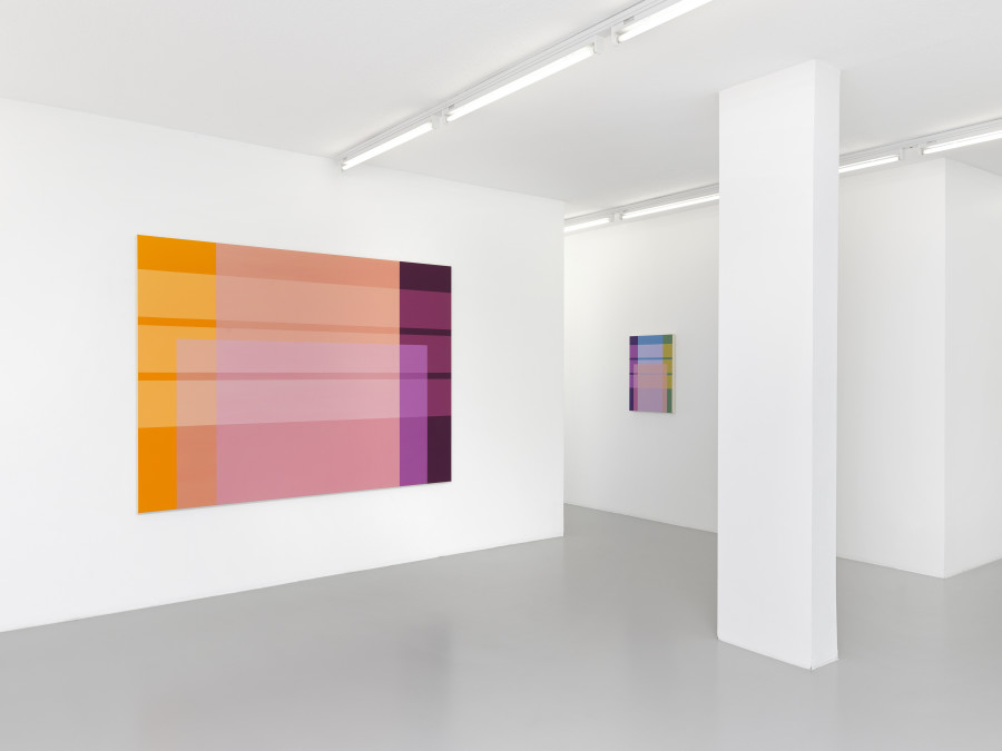 Exhibition view, Stéphane Dafflon, Tilted + Blurred, xippas, 2023. Photo credit: Annik Wetter