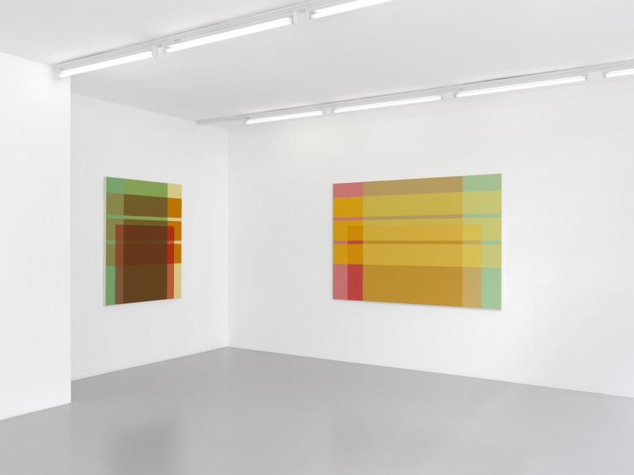 Exhibition view, Stéphane Dafflon, Tilted + Blurred, xippas, 2023. Photo credit: Annik Wetter