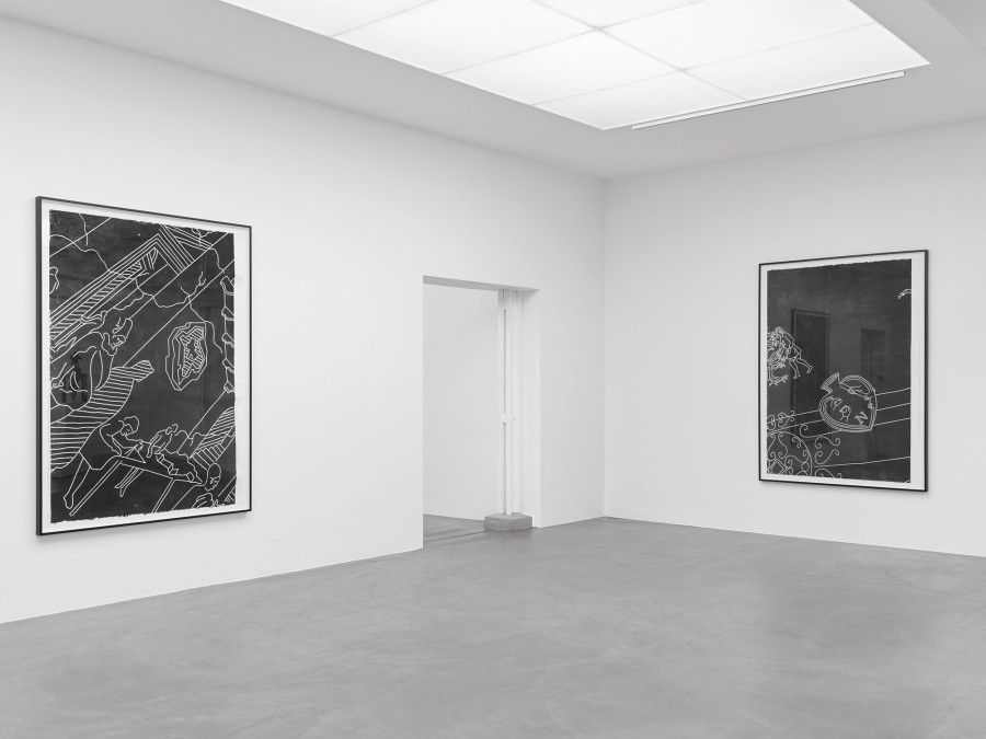 Exhibition view, Stories Written, Zurich Art Prize Winners 2007–2023, Museum Haus Konstruktiv, 2024.
