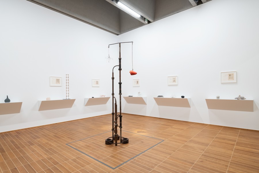 Exhibition view, Louise Bourgeois x Jenny Holzer, The Violence of Handwriting Across a Page. Kunstmuseum Basel, 2022. Photo: Jonas Hänggi. Courtesy: The Easton Foundation and ProLitteris