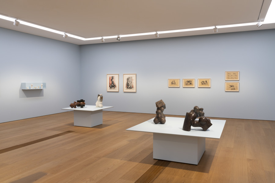 Vue de l’exposition André Tommasini. Une vie à sculpter. Musée cantonal des Beaux-Arts de Lausanne. Photo : Etienne Malapert/MCBA