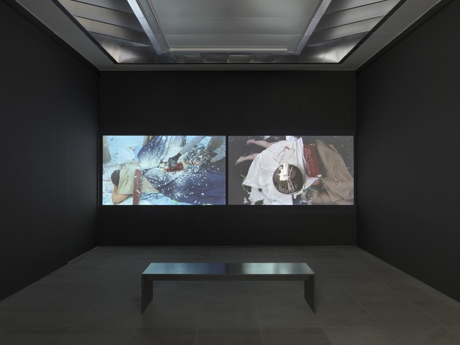 Installation view ‘Collection intervention by Amy Sillman’, Kunstmuseum Bern, 2025, photo: © Annik Wetter