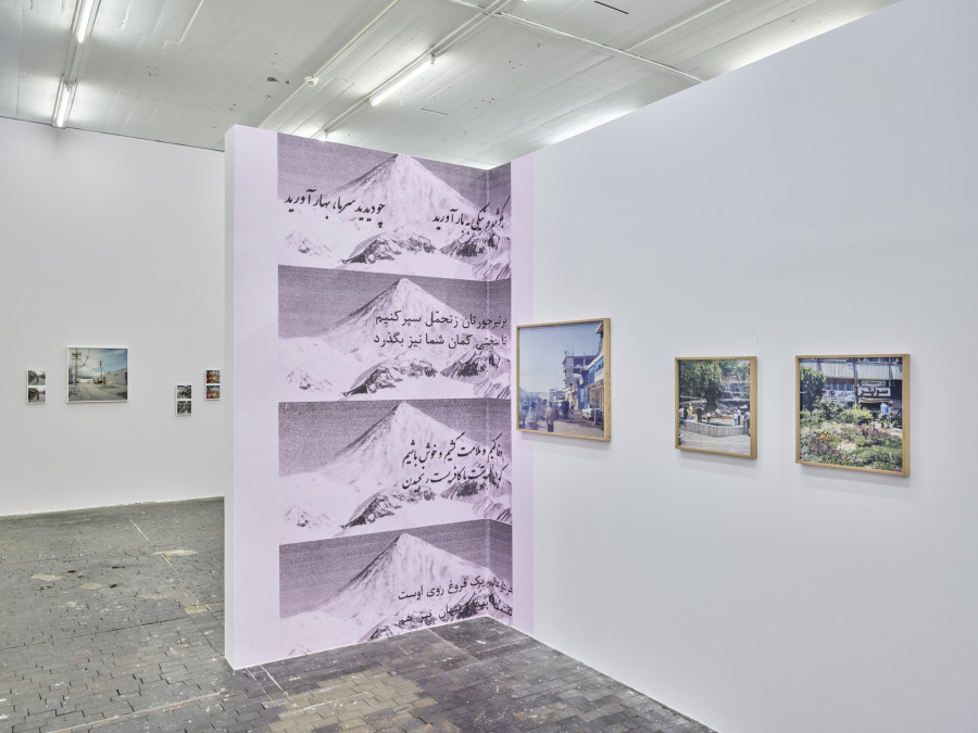 Installation view, Hannah Darabi, You're So Tehran!, Centre de la photographie Genève, 2023. Photo credit: © Léonard Rossi