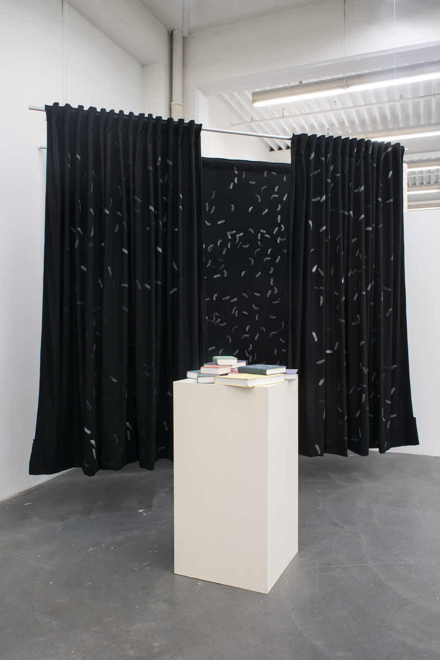 Alan Sierra, El libro vacío (The Hollow Book), 2023 Installation view EL GRAN GRITO, Graduation Exhibition Bachelor and Master Institute Art Gender Nature HGK Basel FHNW, Kunsthaus Baselland, 2023, photo: Christian Knörr