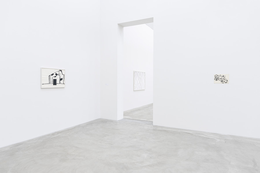 Silvia Bächli, Ausstellungsansicht Dass eins zum anderen wurde. Welches welches ist?, Kunst Museum Winterthur, 2024. Foto: Reto Kaufmann, Zürich