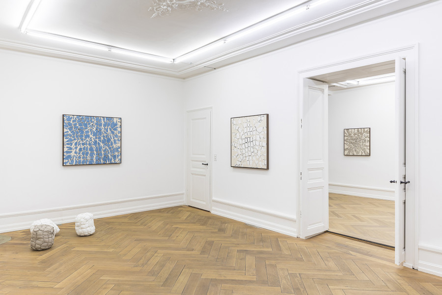 Exhibition view, Maia Ruth Lee "Nearing" at Mai 36 Galerie, Zürich, 2025. Photo credit: Peter Baracchi