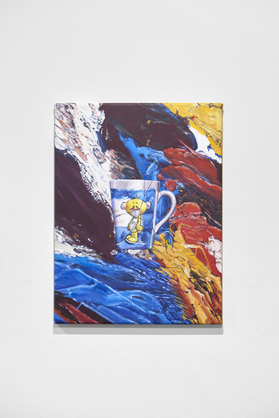 Mathieu Dafflon, Tilda’s cup, 2022. Oil on canvas, 42 x 32 cm, (Ref. DAF010217). Photo: by Philipp Hänger