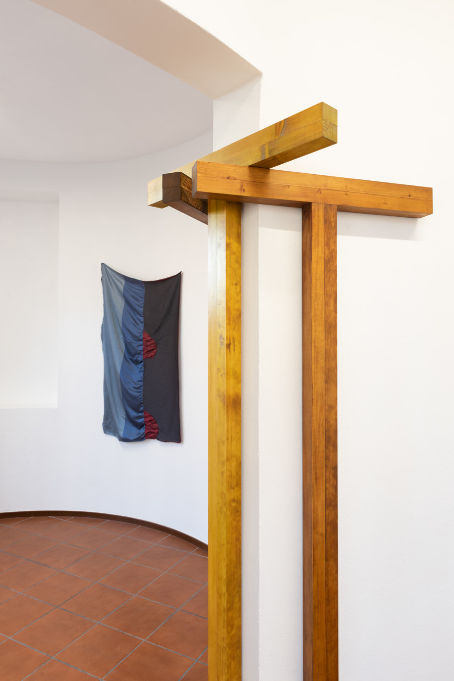 SBANDARE with Adrien Chevalley, Margherita Raso, Noemi Pfister and Marco Rigoni, Exhibition view, 2023, Sonnenstube Offspace, Curated by Giada Olivotto.