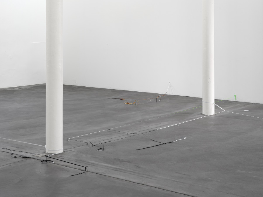 Olga Balema, The bizarre space of complex numbers, installation view, Kunsthalle Friart Fribourg, 2025. Photo: Cedric Mussano