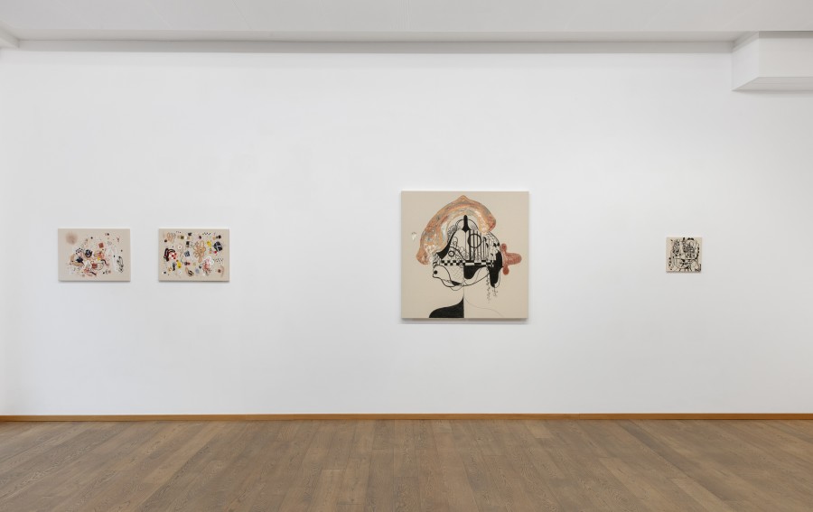 Installation view, Alexi Tsioris, Dwell raw, Livie Gallery, 2025, Photos: Esther Mathis