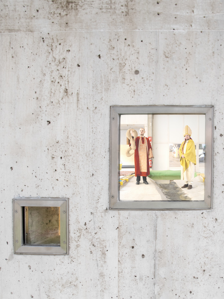 Installation view, Yan Tomaszewski, La Correction, Lemme, Sion, 2025.