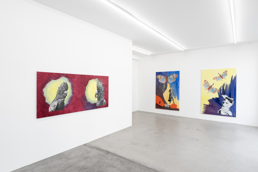 Exhibition view, Bada-Bing!, Monster Chetwynd, Galerie Gregor Staiger, Zurich, 2025. Photo: Galerie Gregor Staiger