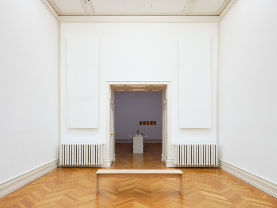 Exhibition view, Back to the Future, George Steinmann, Lofty Dryness. A growing Sculpture, 2003 – 2024, Kunsthalle Bern. Photo: David Aebi.