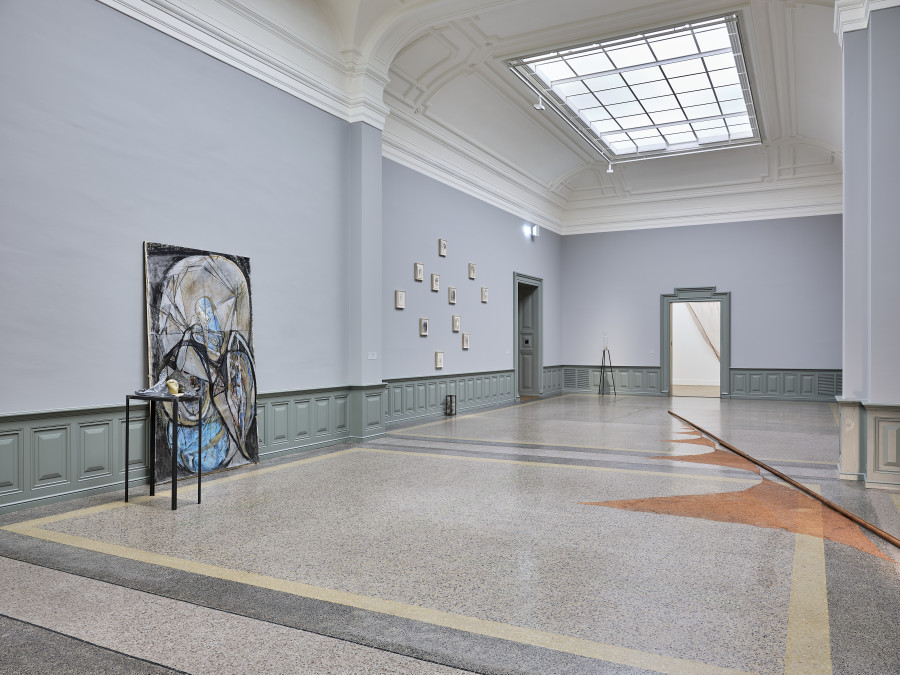Installation view ‘Marisa Merz. Ascoltare lo spazio / Listen to the Space’, Kunstmuseum Bern, 2025, photo: Rolf Siegenthaler, © Kunstmuseum Bern
