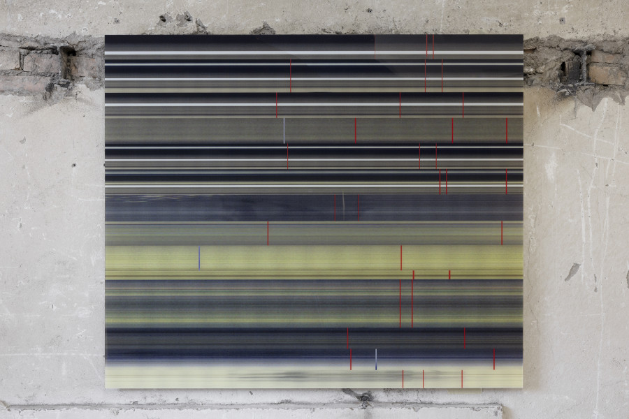 Photo Finish I, 2026, UV direct print on acrylic glass sheet, 110 x 130 cm. Photography: Gina Folly. Copyright and courtesy of the artist and For, Basel