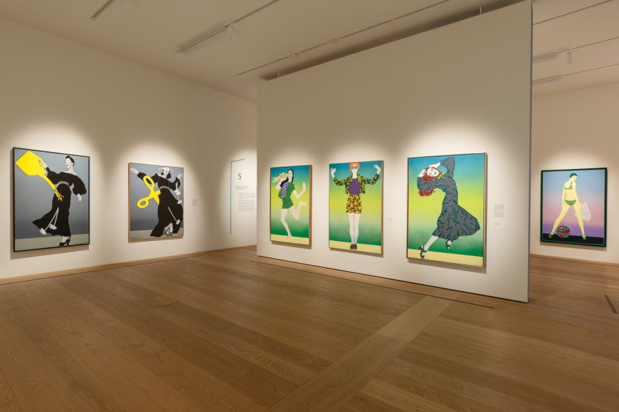 Installation view «Kiki Kogelnik. Retrospective», Kunsthaus Zürich, 2024. Photo credit: Kunsthaus Zürich, Franca Candrian