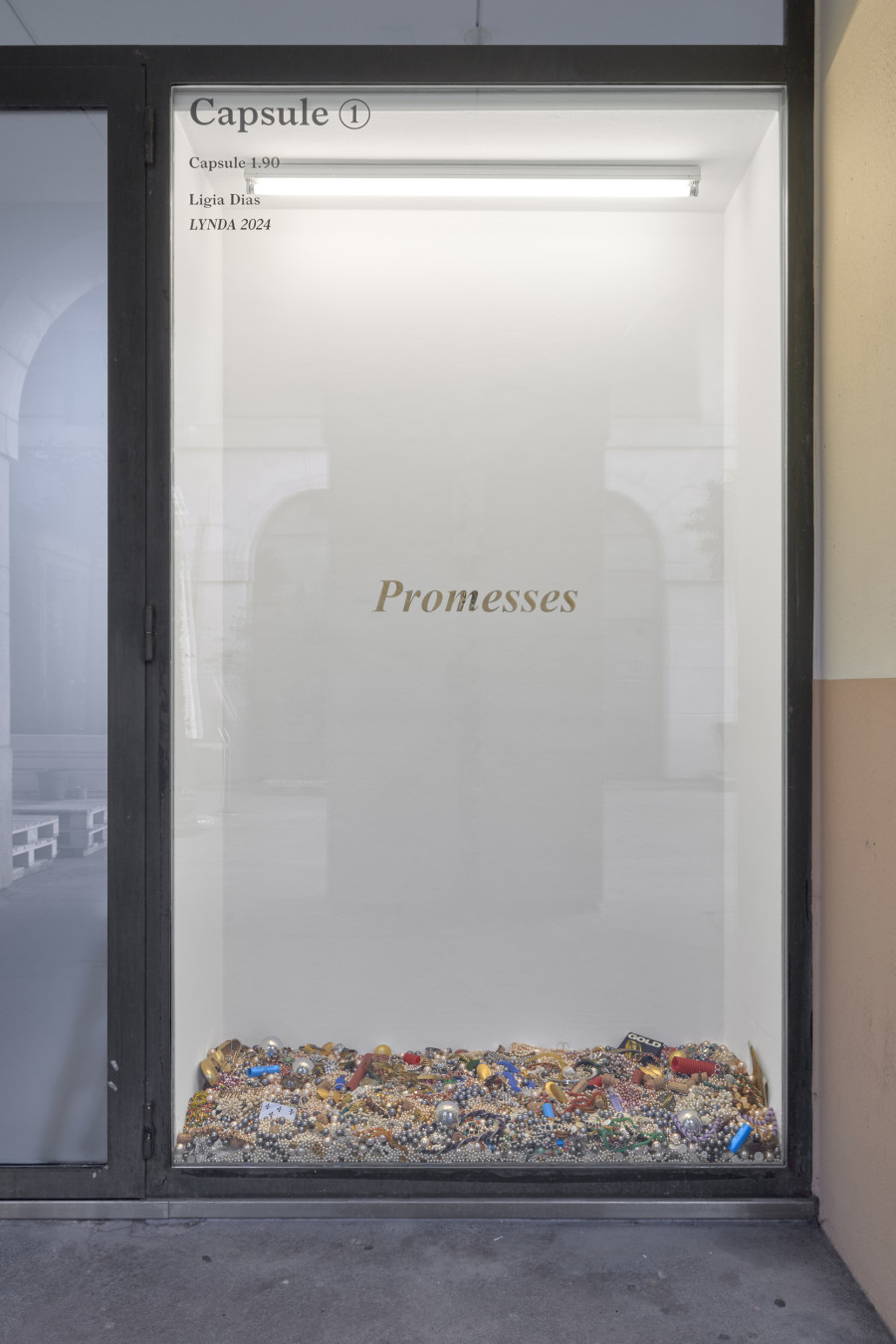 Installation view, Ligia Dias, Halle Nord, 2024. Photo credit: Thomas Maisonnasse