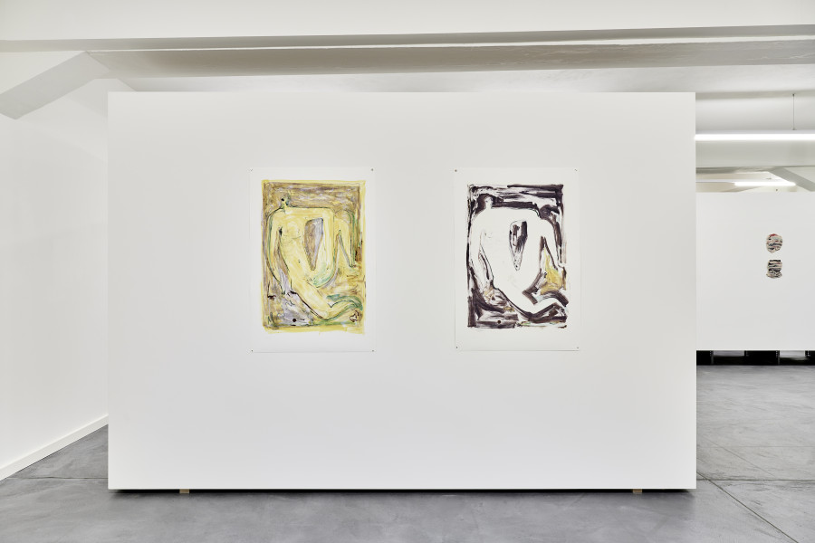 Installation view, monotypes shift, Part II, Edition VFO, 2023-2024. Photo credit: Bernhard Strauss