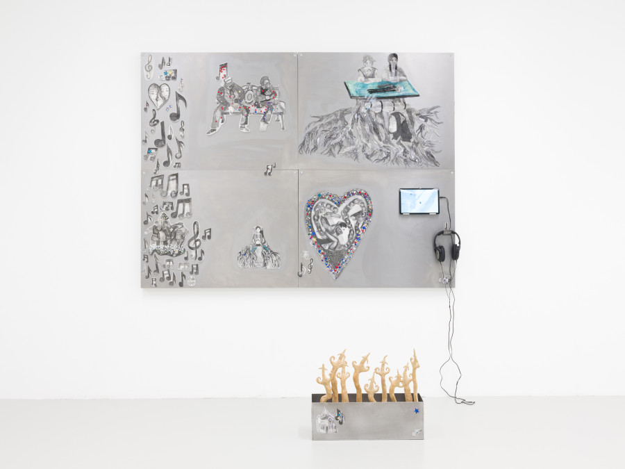 Salome Jokhadze, Rooting, 2025, Plattform25, CAN Centre d’art Neuchâtel. Photo credit: Sebastian Verdon. Courtesy: All images courtesy of the artists and CAN Centre d’art Neuchâtel