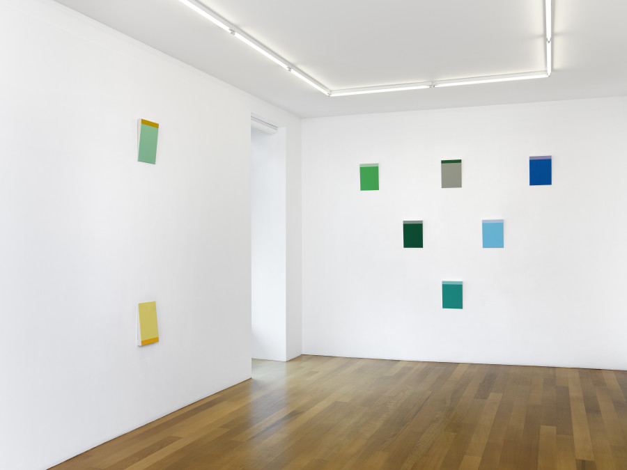 Exhibition view, Stéphane Dafflon, Tilted + Blurred, xippas, 2023. Photo credit: Annik Wetter