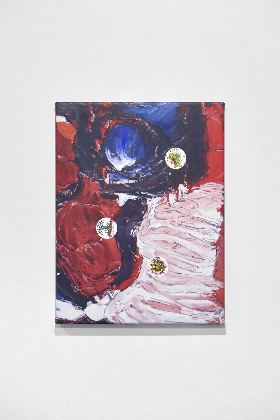 Mathieu Dafflon, Osama's pogs, 2022. Oil on canvas, 42 x 32 cm, (Ref. DAF010216). Photo: by Philipp Hänger