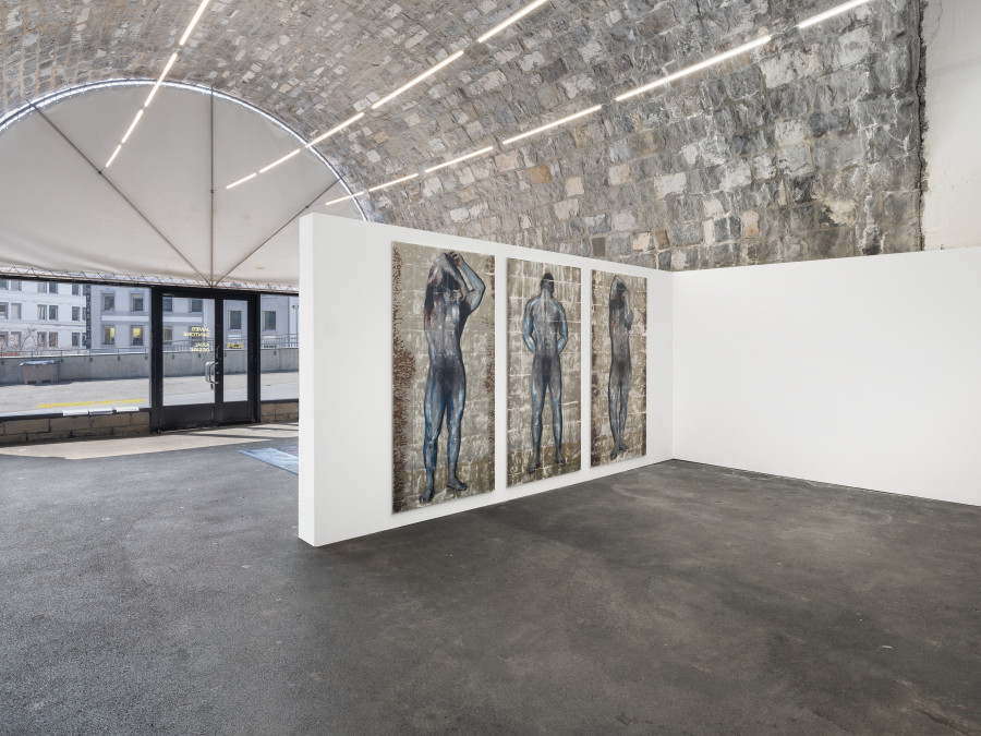 Installation view, James Bantone, Axial Desire, Tunnel Tunnel, Lausanne, 2026. Photo credit: Julien Gremaud