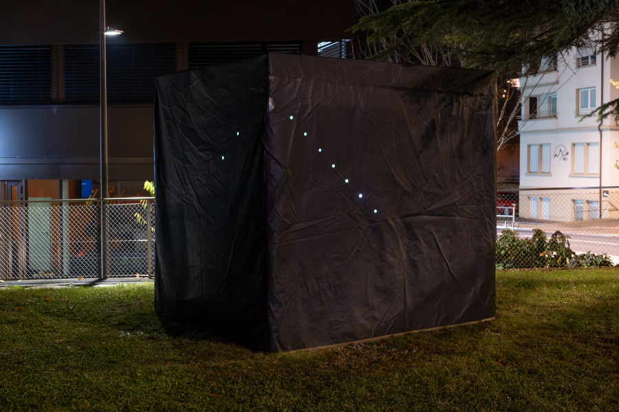 Installation view, Richard Jean, Trous Noirs, Lemme, 2023-2024. Photo credit: Romain Iannone
