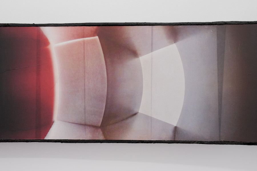 One Eye Too Many, 2026, inkjet print on rice paper, cardboard, wood, paper, China ink, acrylic paint, varnish, Variable dimensions. ©GuillaumePython