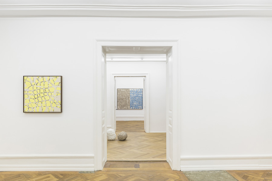 Exhibition view, Maia Ruth Lee "Nearing" at Mai 36 Galerie, Zürich, 2025. Photo credit: Peter Baracchi