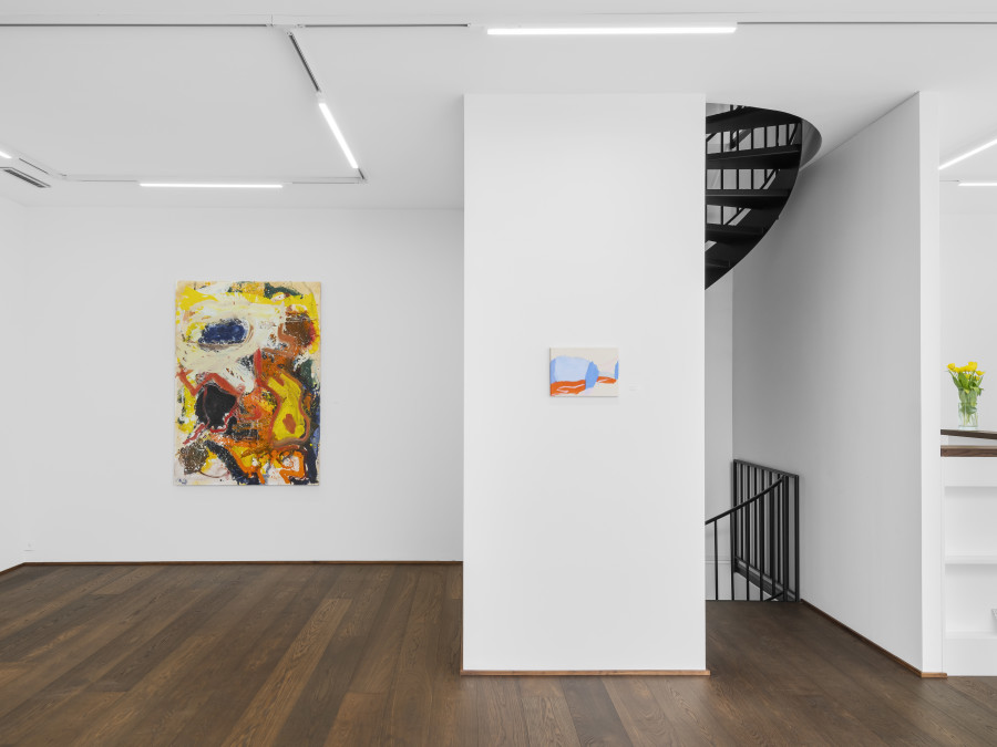 Exhibition view, where I end and you begin, Ina Gerken, Gabriele Herzog, Anke Weyer, Jongsuk Yoon, Galerie Haas Zürich, 2024. Photo credit: Cosimo Filippini