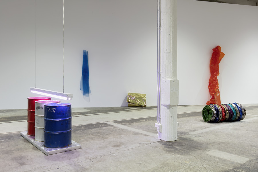 Birgit Werres, Let’s play it, Rolf !, Installationsansicht Kunstzone Lokremise, Kunstmuseum St.Gallen, Foto: Stefan Rohner
