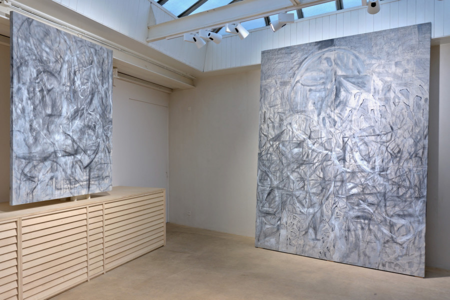 Exhibition view, Peppi Bottrop, MoonGoons, Galerie Knoell, 2023. © Courtesy of the artist and Meyer Riegger Berlin / Karlsruhe / Basel. Photo: Nicolás Sarmiento