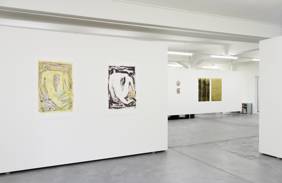 Installation view, monotypes shift, Part II, Edition VFO, 2023-2024. Photo credit: Bernhard Strauss