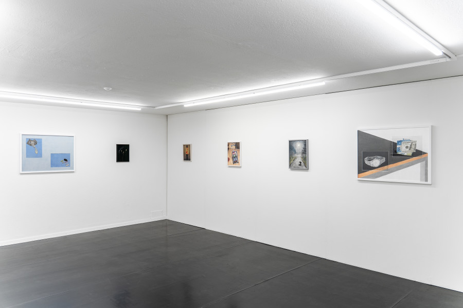 Exhibition views, Adam Cruces: Pastels, Blue Velvet, Zürich, Swiss, 2026. Photo: Adam Cruces