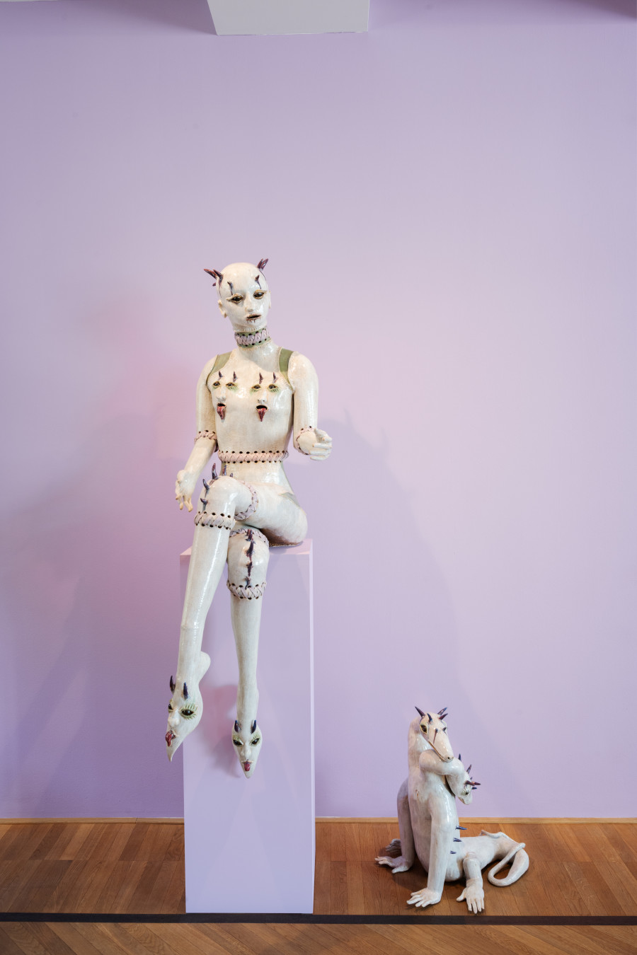 Installation view of Becky Tucker, 'The Quarry', 2025, Galerie Fabian Lang, Zürich. Credit: Courtesy of the artist and Galerie Fabian Lang. Copyright: © Fabian Lang