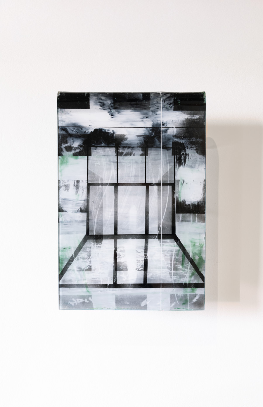 Exhibition view, Sebastian Haas, (Im)permanence, Vitromusée Romont, Freiburg, 2024-2025.